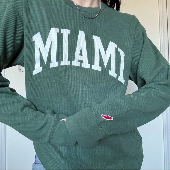 Original league large Miami long sleeve thermal top - Picture 3 of 4